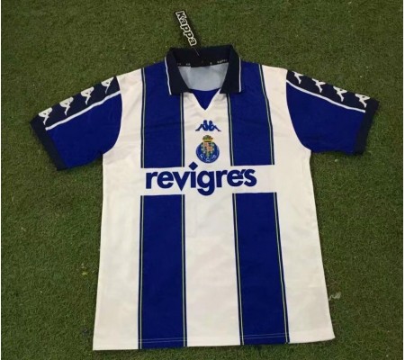 Porto 99/00 Home Blue&White Soccer Jersey